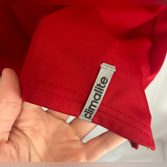 Adidas Mens Pullover Sz 2XL 1/4 Zip Red White San Fransisco Kansas City Colorway - Picture 3 of 6